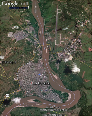 La Dorada - Imagen satelital
