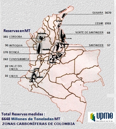 Resevas de carbon en colombia - UPME