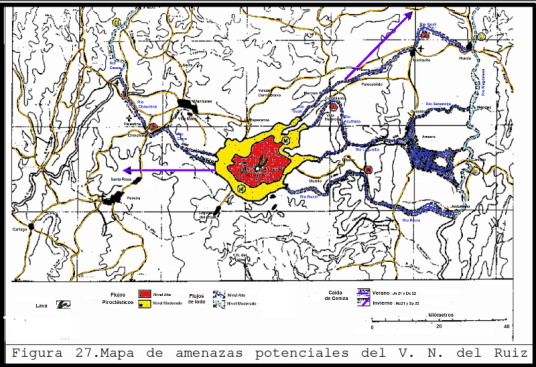 mapa amenazas volcan ruiz 1986 corto