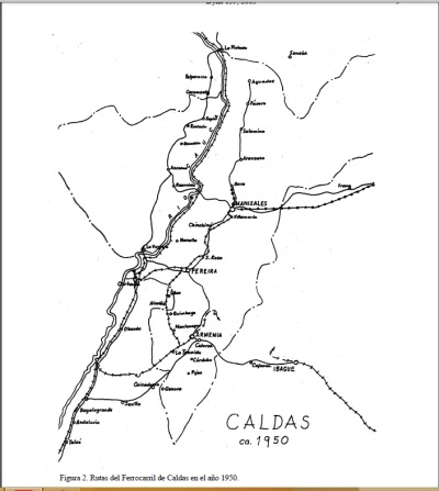 Ferrocarril Caldas 1950