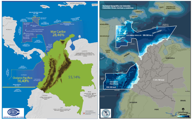 fronteras y mares de colombia 2015