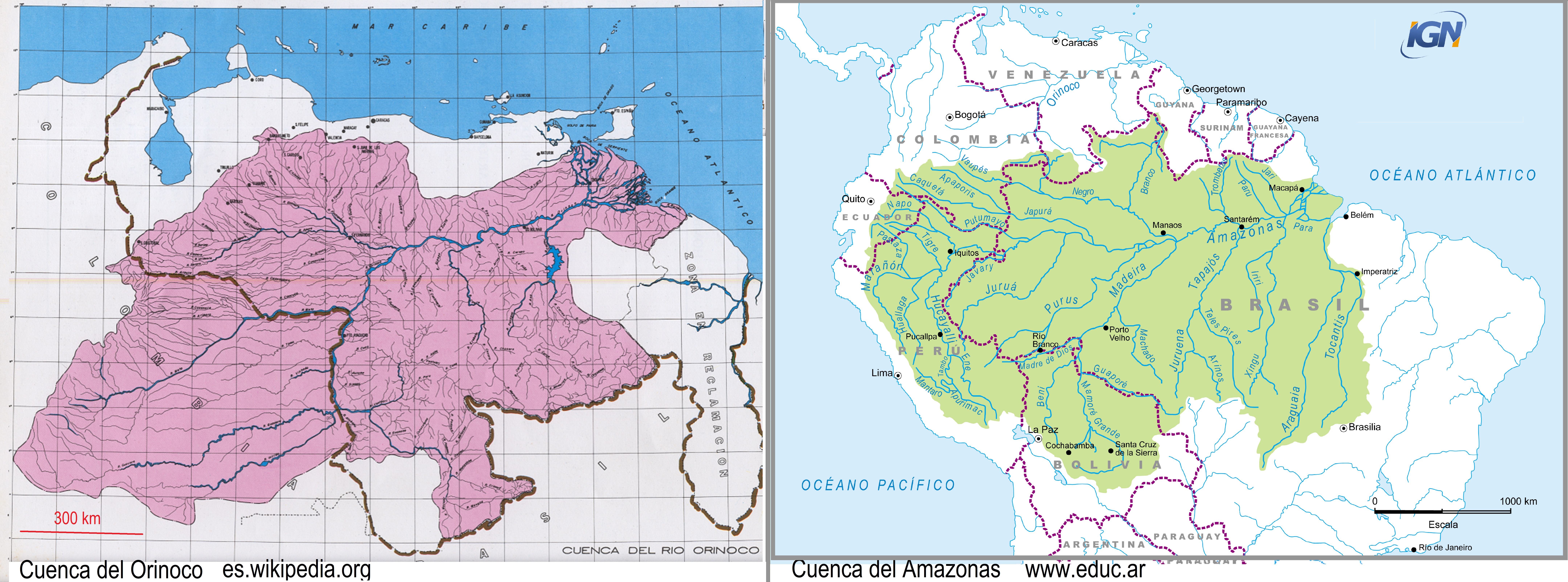 Направление реки ориноко. Река Ориноко карта рек. Река Ориноко на карте.